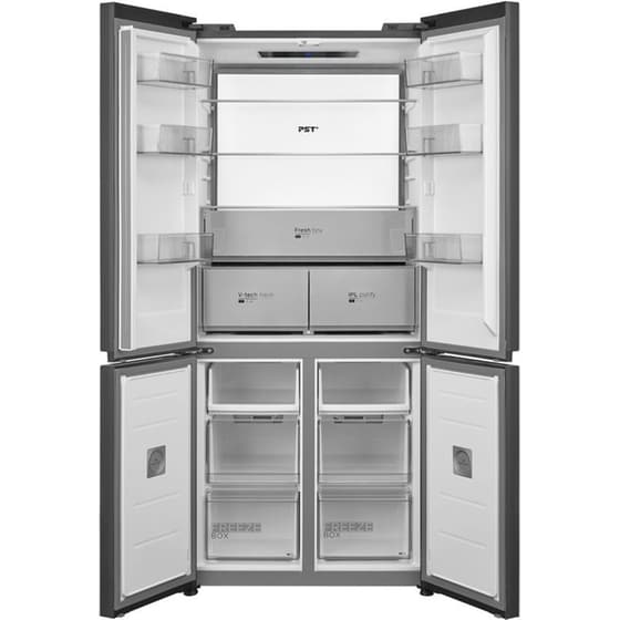 MIDEA MDRM706BIE70 515 Lt Total No Frost Ανθρακί Ψυγείο Ντουλάπα image 2