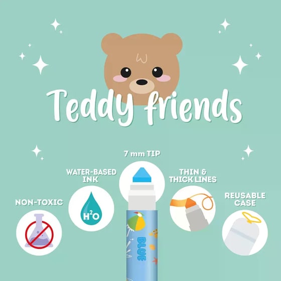 Μαρκαδόροι Legami Teddy Friends Teddy Bear 7.0 mm image 5