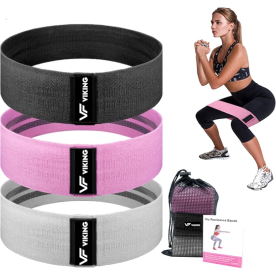 Σετ Λάστιχα Γυμναστικής Loop Band Σκληρό/ Μέτριο/ Μαλακό Viking C-943 - 3 Τμχ image 0