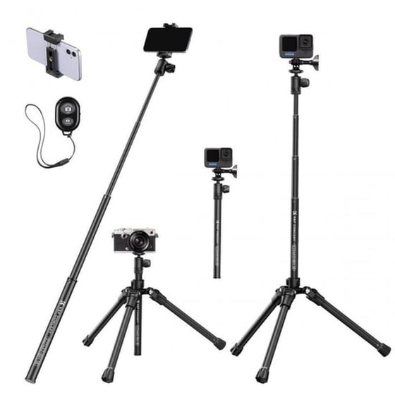 Τρίποδο K&F Concept E224A3+BH-18 Aluminum Portable με Bluetooth και Shutter Remote Control για Mobile Phones image 0