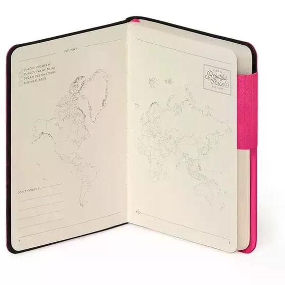 Σημειωματάριο Legami Ριγέ Small Raspberry image 1