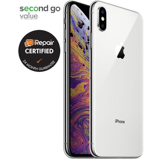 Μεταχειρισμένο Apple iPhone XS Max 256GB Silver second go value Certified by iRepair image 5