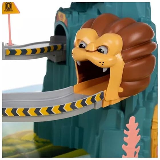 Παιδική Αγωνιστική Πίστα Αυτοκινητόδρομος Στο Βουνό Με Σπηλιά Λιονταριού image 7