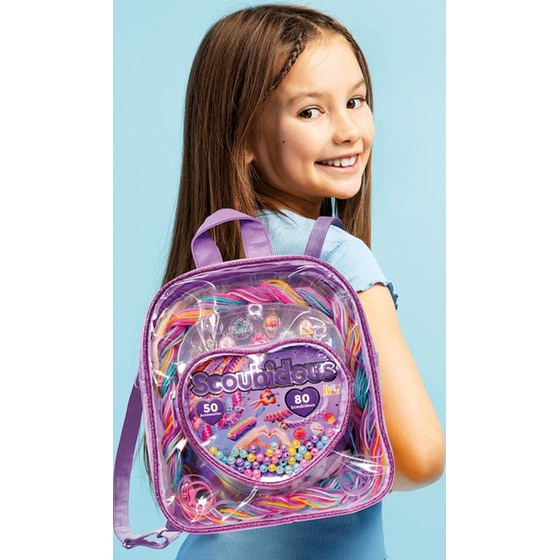 HappiHobbi Scoubidous Σακίδιο Πλάτης με 80 Scoubidous & Αξεσουάρ image 3