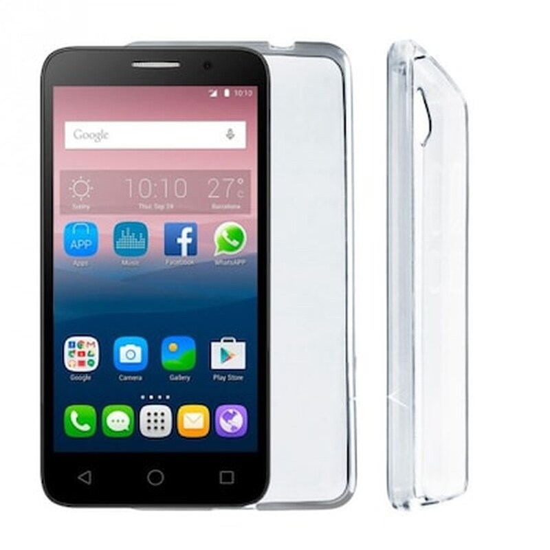 Θήκη Alcatel Pop 3 - Volte-Tel SlimColor TPU Back Cover Σιλικόνης - Διάφανη VOLTE-TEL