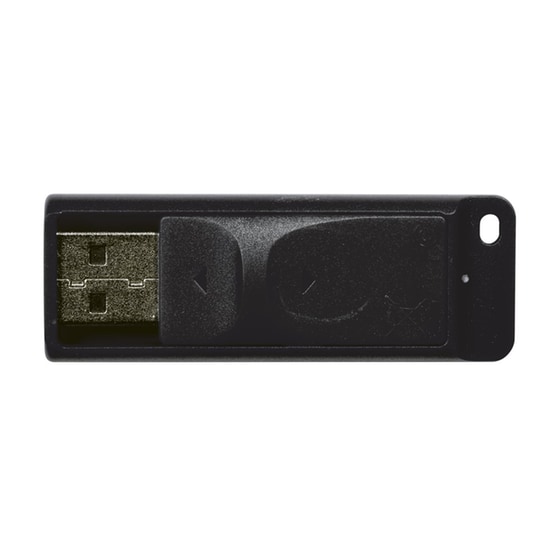 USB stick Verbatim Slide 32GB 2.0 98697 Μαύρο image 1