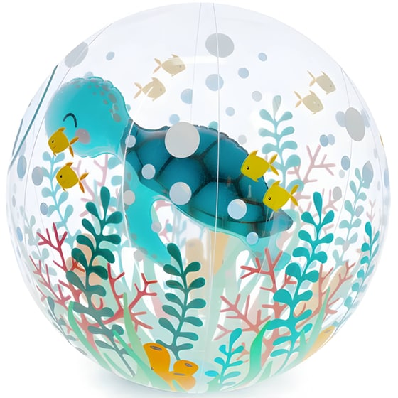 Φουσκωτή Μπάλα Παραλίας Legami 3D Sea Turtle - Μπλε image 0