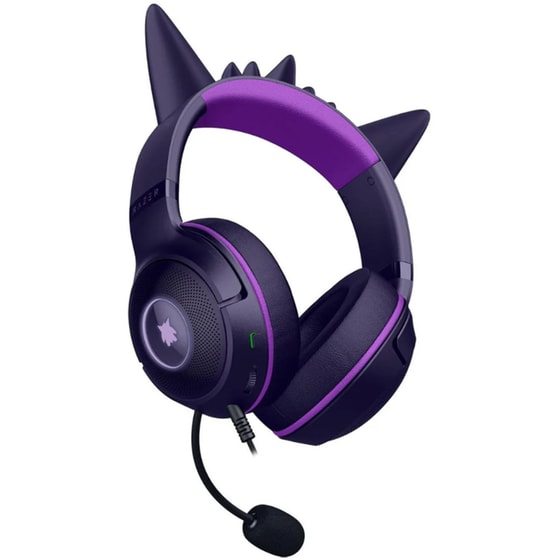 Razer Kraken Kitty V2 Gaming Ενσύρματα Ακουστικά USB με RGB Φωτισμό - Pokémon Gengar Edition image 1