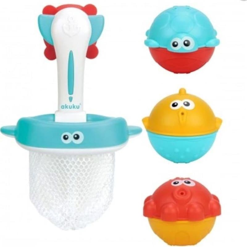 AKUKU Παιχνίδια Μπάνιου Akuku Ζωάκια A0456 - 4 τμχ