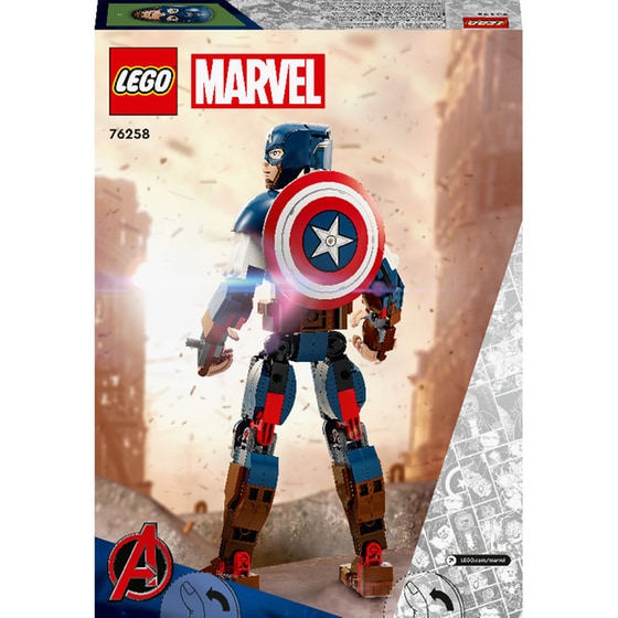 LEGO® Marvel Captain America Construction Figure (76258) image 9