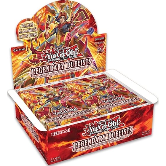 Yu-Gi-Oh! Legendary Duelists Soulburning Volcano Booster Display (Konami) image 0