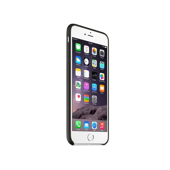 Θήκη iPhone 6/6S Plus - Apple Leather Case MGQX2ZM/A Μαύρο image 2