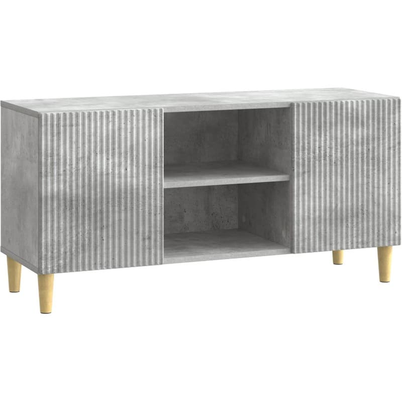Έπιπλο Τηλεόρασης VidaXL 102 x 34,5 x 50 cm - Γκρι Σκυροδέματος