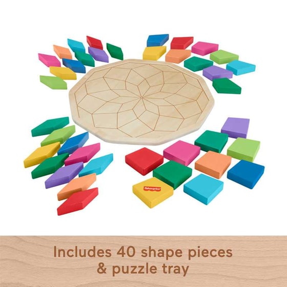 Fisher Price Wooden Mandala Puzzle Ξύλινο Παζλ Mandala image 2