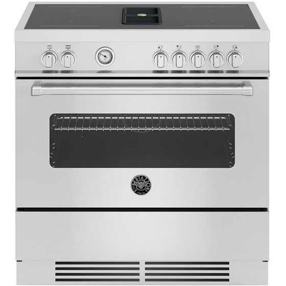 BERTAZZONI MASCH94I1EXT 86 Lt Inox Επαγωγική Ηλεκτρική Κουζίνα με Ενσωματωμένο Απορροφητήρα image 0