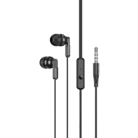 Ακουστικά Handsfree Hoco M121 3.5 mm - Μαύρο image 1