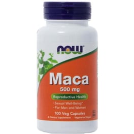Ειδικό Συμπλήρωμα Διατροφής Now Maca 500mg - 100 κάψουλες