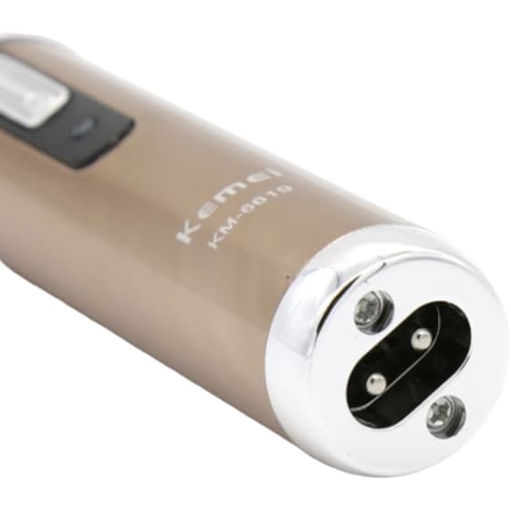 Trimmer KEMEI KM-6619 Επαναφορτιζόμενο για Μύτη, Αυτιά Χρυσό image 4