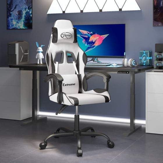 Καρέκλα Gaming VIDAXL 3143876 από Τεχνητό Δέρμα - Λευκή image 9