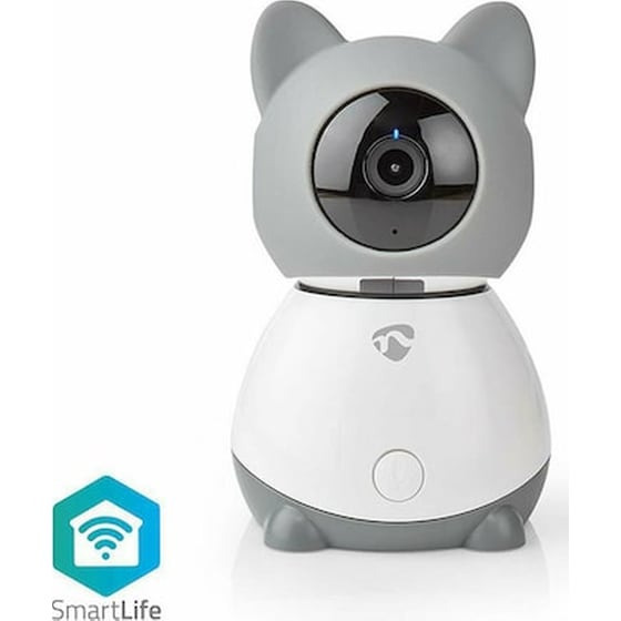 Ασύρματη IP Camera Nedis Smartlife 30cgy Full HD Επιτραπέζια με Λειτουργία Pan & Tilt image 0