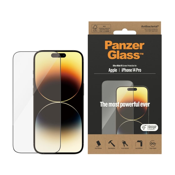 Προστατευτικό οθόνης Apple iPhone 14 Pro - PanzerGlass Ultra-Wide Fit image 3