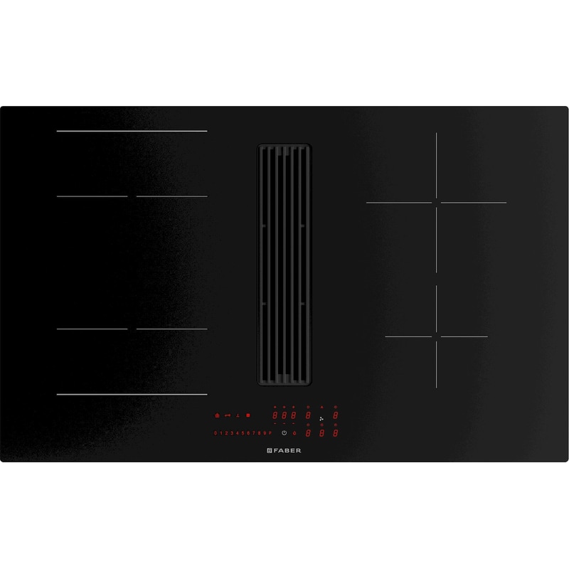 FABER FABER GALILEO LINEAR A830 83 cm Μαύρο Εστία Επαγωγική Αυτόνομη