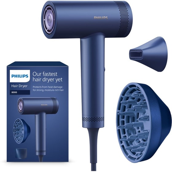 Σεσουάρ Μαλλιών PHILIPS 8000 BHD839/10 Μπλε image 0