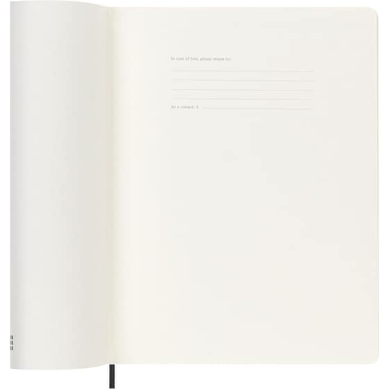 Ημερολόγιο Εβδομαδιαίο 2027 Moleskine 18Μ XL Softcover Μαύρο image 1