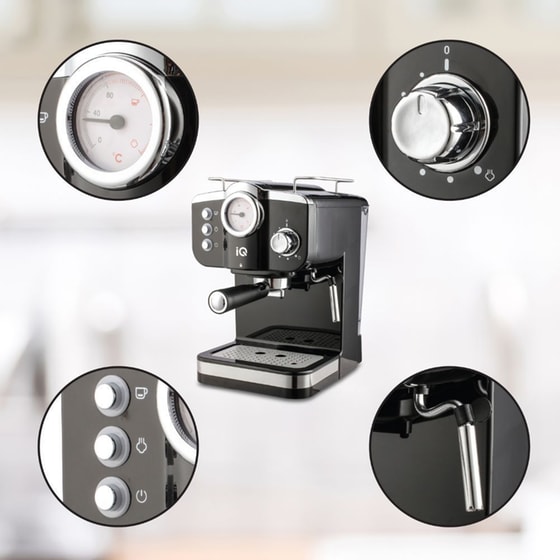 IQ CM-175 1100W 20bar Μηχανή Espresso Αυτόματη image 3