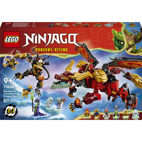 LEGO® Wyldfyre's Transforming Dragon Mech (71868) image 2