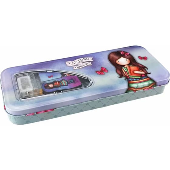 Κασετίνα Παραλληλόγραμμη Γεμάτη Graffiti Μεταλλική Μιντ image 0