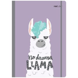 Τετράδιο NEXT Α4 2 Θεμάτων Lama με Λάστιχο (1 Τεμάχιο)