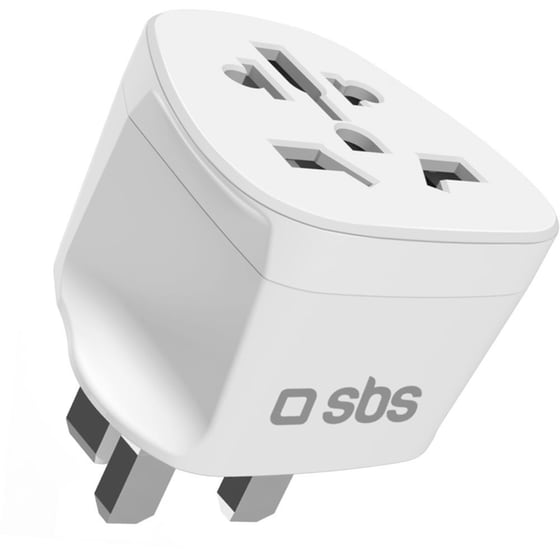 Αντάπτορας SBS World Travel Adapter UK Plug 2500W - White image 0