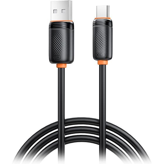 Καλώδιο XO NB302 USB-A Male σε USB-C Male 1m - Μαύρο image 0