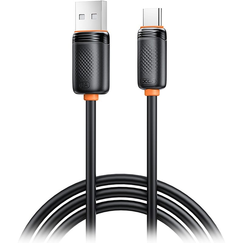 Καλώδιο XO NB302 USB-A Male σε USB-C Male 1m - Μαύρο