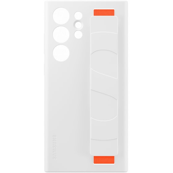 Θήκη Samsung Galaxy S23 Ultra - Samsung Silicon Grip Case - White image 4