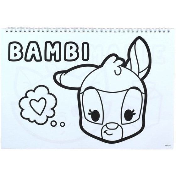 Μπλοκ Ζωγραφικής Gim A4 Disney Animals image 3