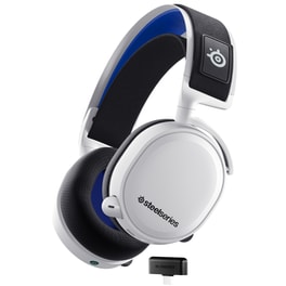 Arctis 7P+ Gaming Ασύρματα Ακουστικά 3.5mm/2.4 GHz - Λευκά