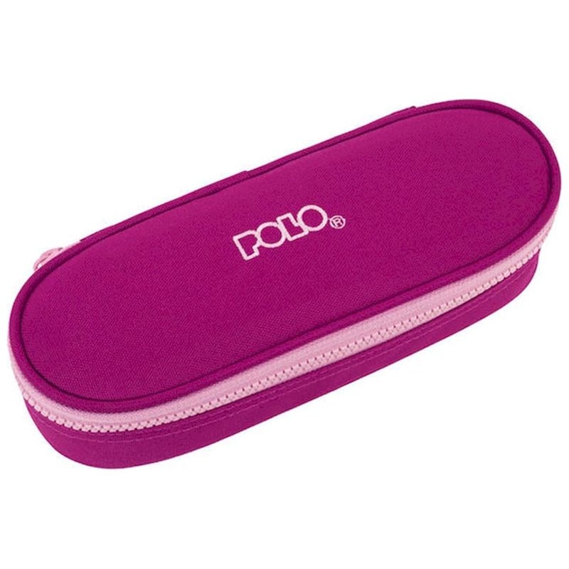 Κασετίνα Οβάλ Polo Box IV Magenta/Pink