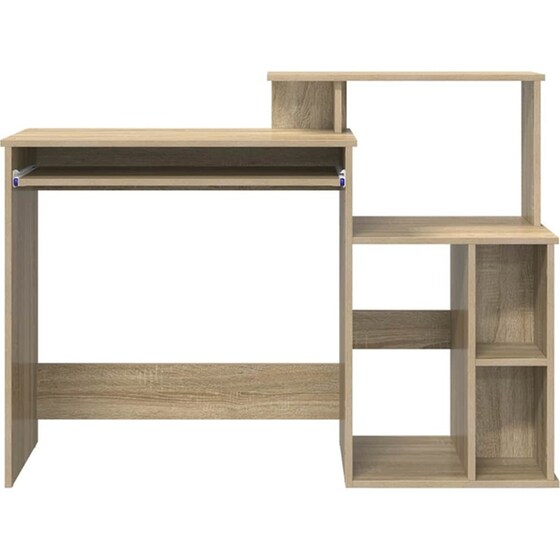 Γραφείο VidaXL από Επεξεργασμένο Ξύλο 120,5x44x88,5 cm - Sonoma Δρυς image 4