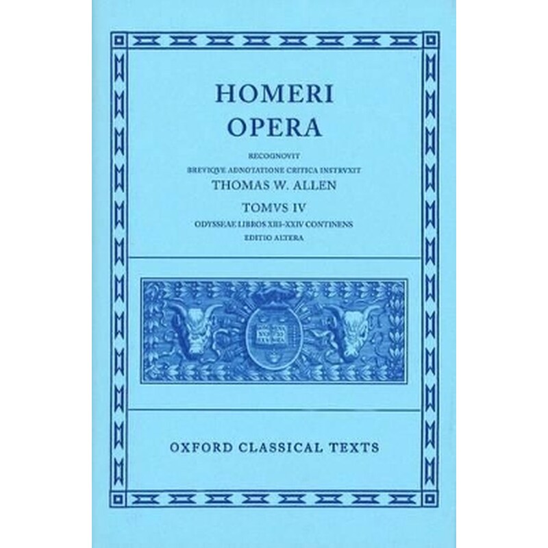 Homer Vol. IV. Odyssey (Books XIII-XXIV)