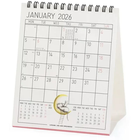 Ημερολόγιο Γραφείου Legami 2026 Sketchy Cats image 1