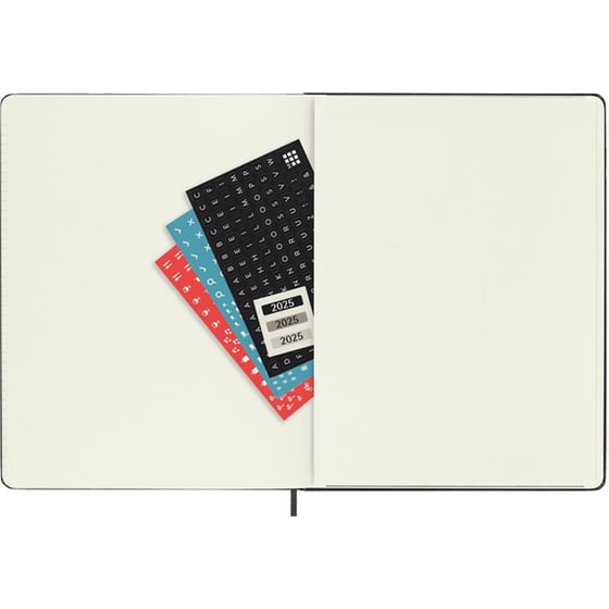 Ημερολόγιο Εβδομαδιαίο Moleskine 2025 12M Xlarge Black Hard image 2