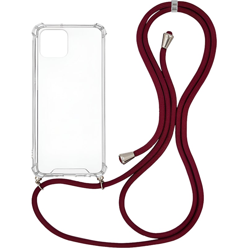 Θήκη Apple iPhone 12 Pro Max - Sonique Armor Clear - Μπορντό