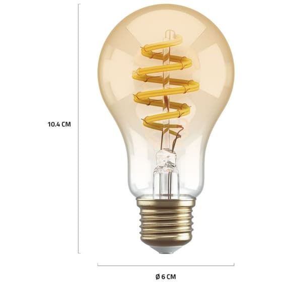 Έξυπνη Λάμπα Hombli Smart E27 A60 Filament 5.5 W - Ρυθμιζόμενο Λευκό image 5