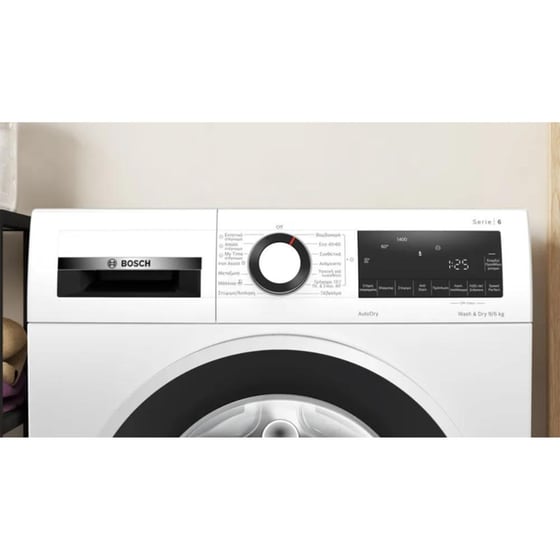BOSCH WNA14401GR 9kg/6kg με Σύστημα AntiStain 1.400 Στροφές Λευκό Πλυντήριο - Στεγνωτήριο Ρούχων image 2