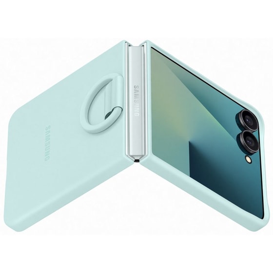 Θήκη Samsung Galaxy Z Flip7 - Samsung Ring Silicone Case - Mint image 5
