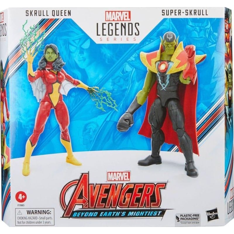 HASBRO Φιγούρες Δράσης Hasbro Marvel Legends - Skrull Queen And Super-Skrull 2-pack