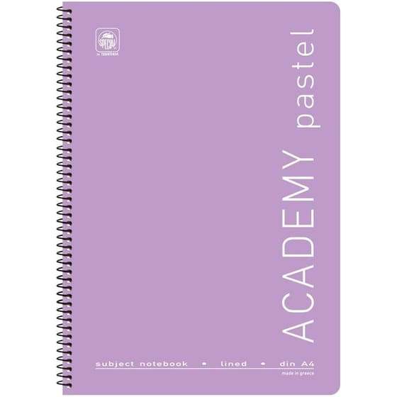 Τετράδιο Σπιράλ Special Academy Pastel Α4 4 Θεμάτων 120 Φύλλων (1 τεμάχιο) image 2