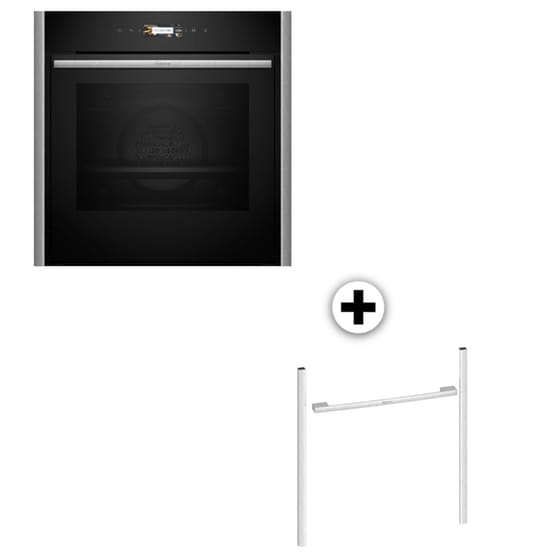 NEFF B59CR3AY0 71 Lt & Flex Design Kit Metallic Silver Εντοιχιζόμενος Φούρνος Άνω Πάγκου image 0